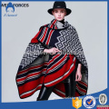 2016 winter new model streamlined ladies shawl ponchos and capes evening wraps